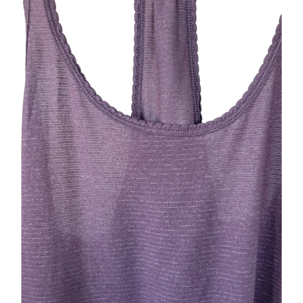 Lululemon 105 F Singlet Tank 4 Purple Fog Racerback Hot Yoga Retro Activewear